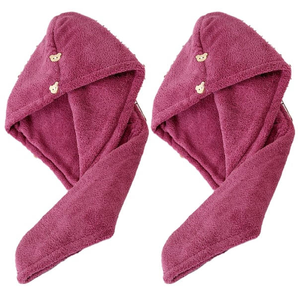 TG 2-pack Mikrofiber Hårbandana Wrap Handdukar