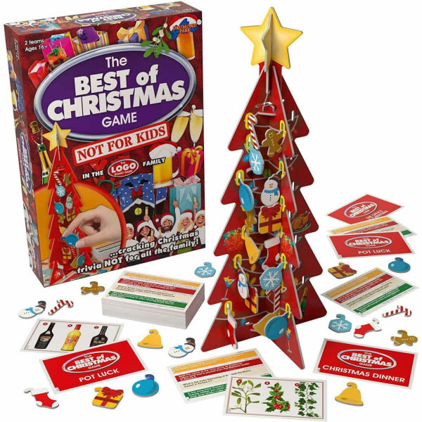 TG The Best of Christmas Game, Inte för barn - Logotyp (ENG) flerfärgad