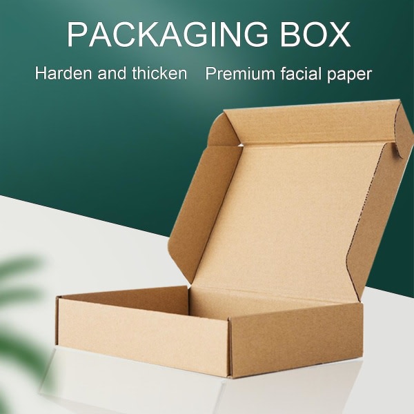 Förpackningslåda Slitstark Multifunktionell Kartong Robust Praktisk Rektangelkartong för Express D