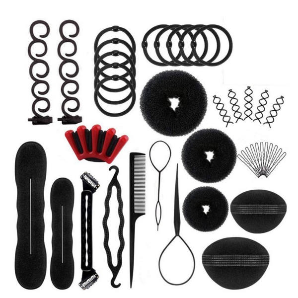 TG Hårbullar Snygga för Twist Ring Former för Shaper Donut Chignon