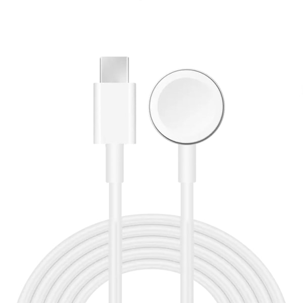 1m USB-C / Typ-C magnetisk snabbladdare Laddningskabel för Apple Watch Series Ultra/8/7/6/SE/SE2/5/4/3/2 DS-XB012