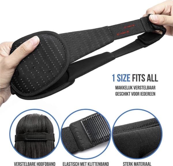 Lyxig Sovmask - 3D Ergonomisk - Memory Foam - Sovmask - Ögonmask - Med Förvaringsväska