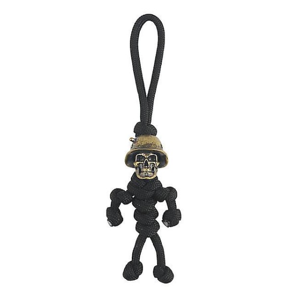 1:a Skelett Nyckelring Skeletonskelett Soldat Paracord Nyckelring Kreativ Skelett Soldat Nyckelring Bagage Tag Naamiointi