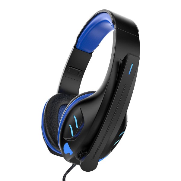 TG Gaming Headset, LED - Sort/Blå Sort