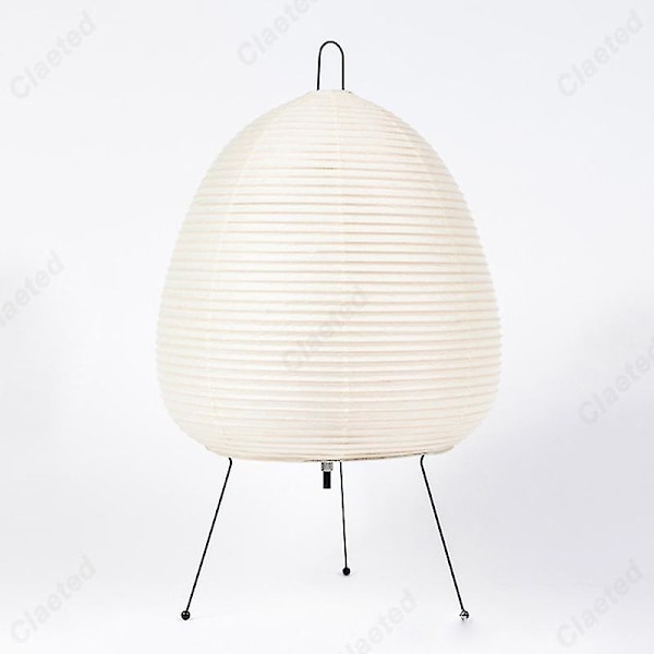 Japansk design Akari Noguchi bordlampe: Rispapirlampe for soverom, studierom, stue, bar - Hjem dekor Yw1 [DB] A