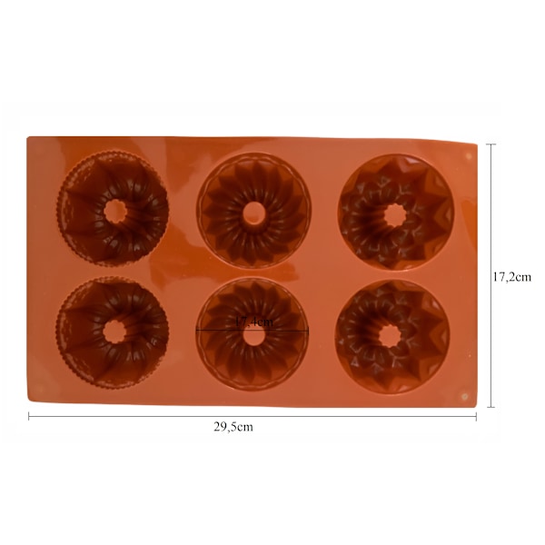 Silikonform Sockerkake