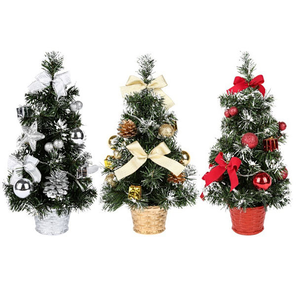 Liten juletre med lys, mini juletre for stuepynt hjemme