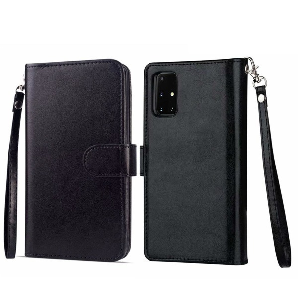 TG Samsung Galaxy A51 - Stilfuldt Praktisk 9-Korts Pungetui Sort