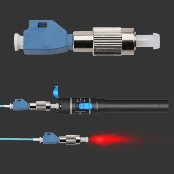 LC Honkontakt till FC Hanadapter för Visual Fault Locator Lättviktig