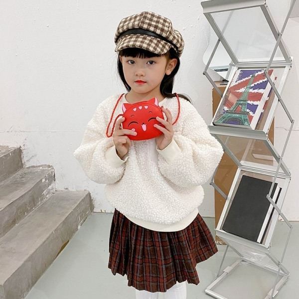 Original Mini Crossbody Sød Katte Taske Designer Pung Med Mynt Tegnet Pung Sidetasker Til Piger