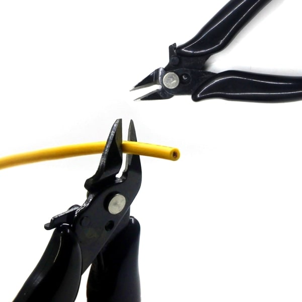 5 st Trådklipptänger DIY Tång Elektronisk Tång Diagonal Trådskärverktyg Svart