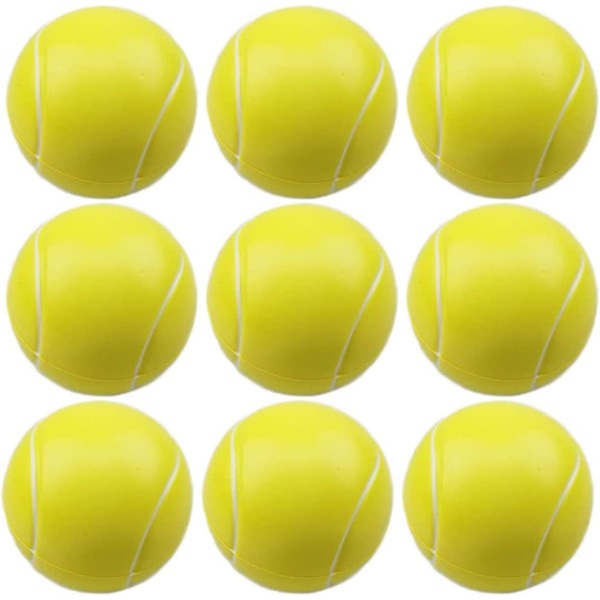 9 stk. Skumtennisballer Antistressball Softboll