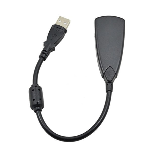 Ulkoinen USB-äänikortti 7.1-kanavainen 3D-ääniadapteri 3,5 mm kuulokkeiden vaihto PC-työpöydälle kannettavalle Plug and Play