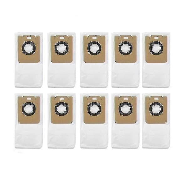 10 dammsugarpåsar kompatibla med Xiaomi Dreame Bot D10 Plus Rls3d robotdammsugare_yux