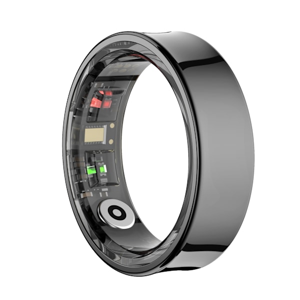 R09 smartring kan måle puls, oksygenmetning, søvn, multi-sportsmodus, kroppstemperatur og ta bilder Gold-8#
