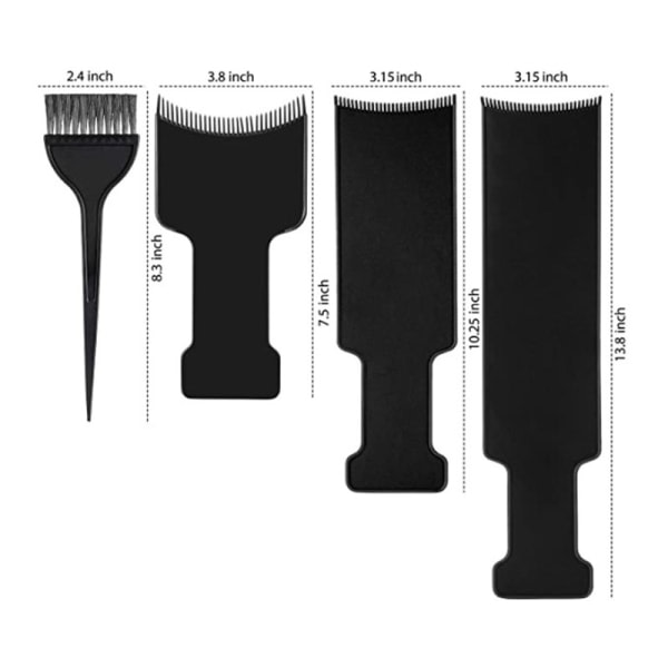 TG-setti 4 balayage-levylle ja siveltimelle, 3 hiusvärilevyä ja 1 hiusväriharja värjäykseen ja salonkikäyttöön.