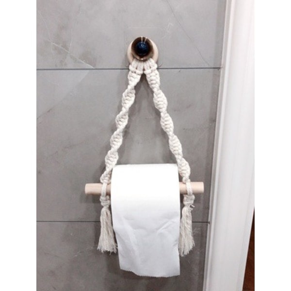 Selvklæbende toiletpapirholder, håndklædeholder til badeværelse