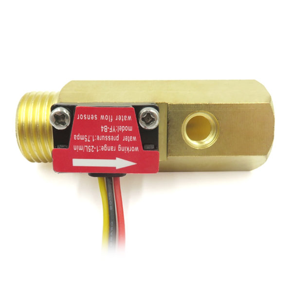 G1/2'' Halleffekt Flow Sensor Turbine Flow Meter 1-25L/Min Vandflow Sensor Switch Control Flow Meter Væske Meter