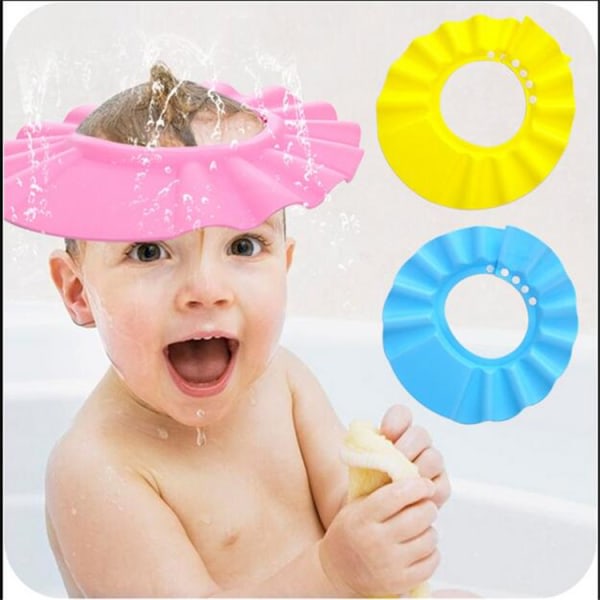 TG 6 delar Baby Shower Cap, Baby Shower Hatt, Justerbar Visir Swimmi