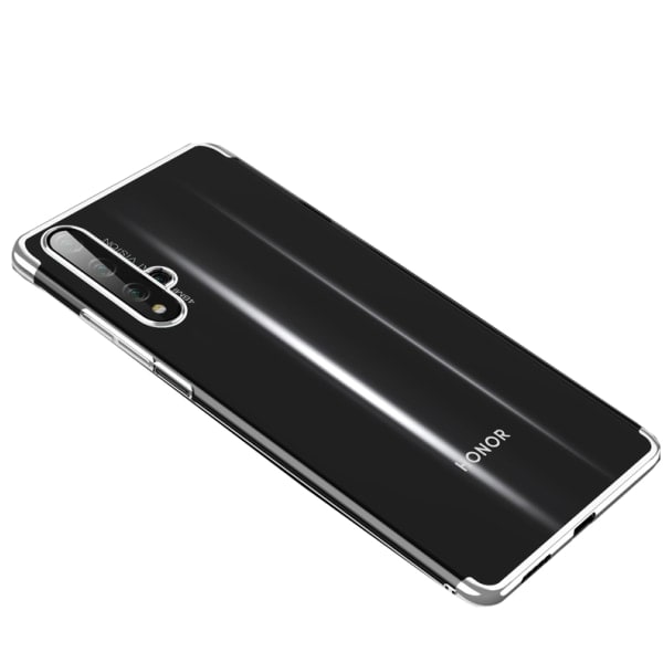 TG Huawei Honor 20 - Tyylikäs Floveme Silikonkuori Hopea