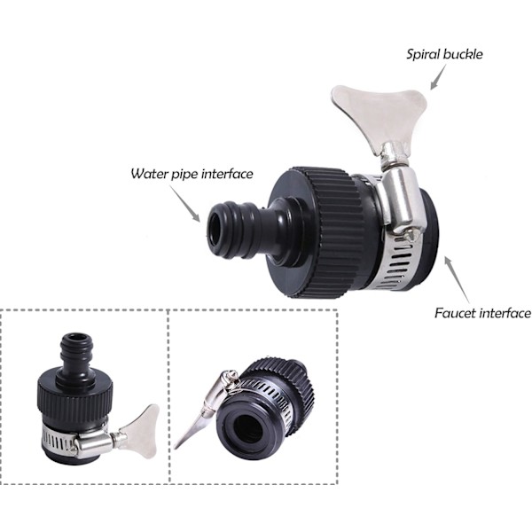 2 stk 16 mm universell kranadapter