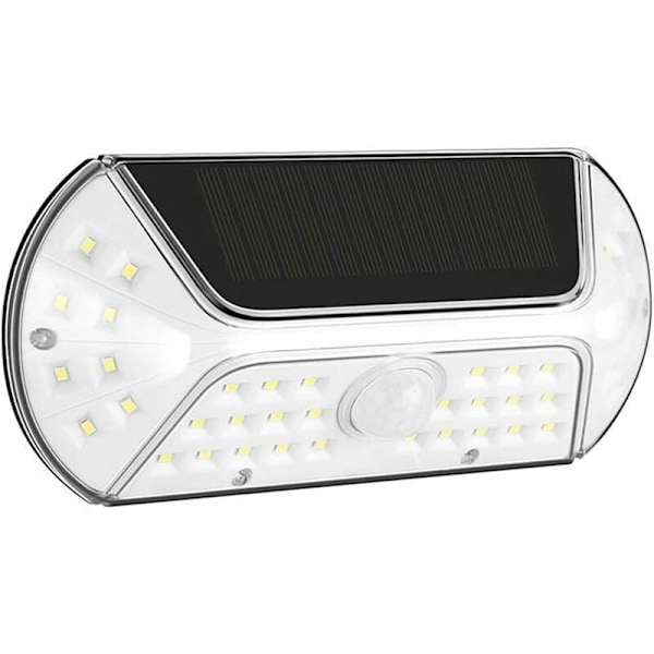 Solcellelampe Utendørs 40 LED Bevegelsessensor Vanntett Trådløse Solcelle Sikkerhetslys for Utendørs Garasje Hage Terrasse