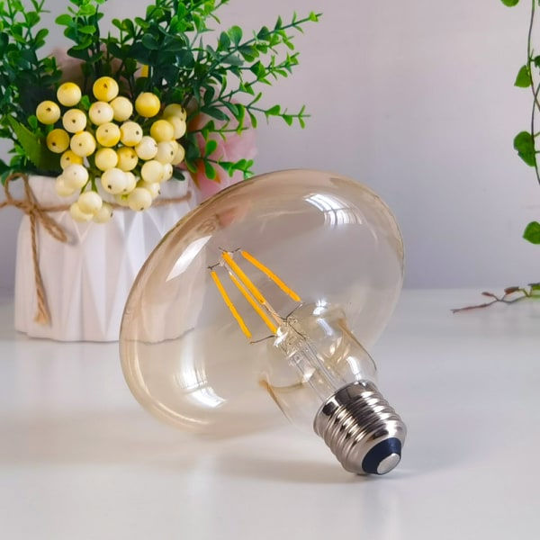 Retro LED Edison-lampa i form av en kreativ svamp