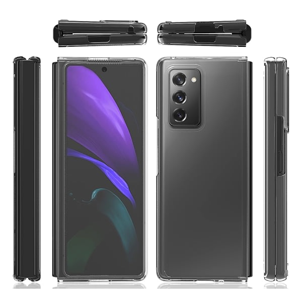 TG Samsung Galaxy Z Fold 2 - Beskyttende Stilfuld FLOVEME Skal Gennemsigtig