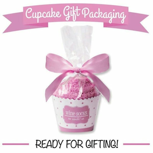 Præsent til hende - Hvis du kan læse dette, bring mig vin! Sjove Cupcake Sokker Fødselsdagsgaver - varme Fluffy Novelty