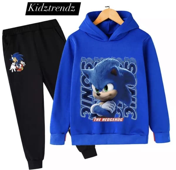 Barn og tenåringer Sonic The Hedgehog hettegenser cap 13-14 years old/160cm