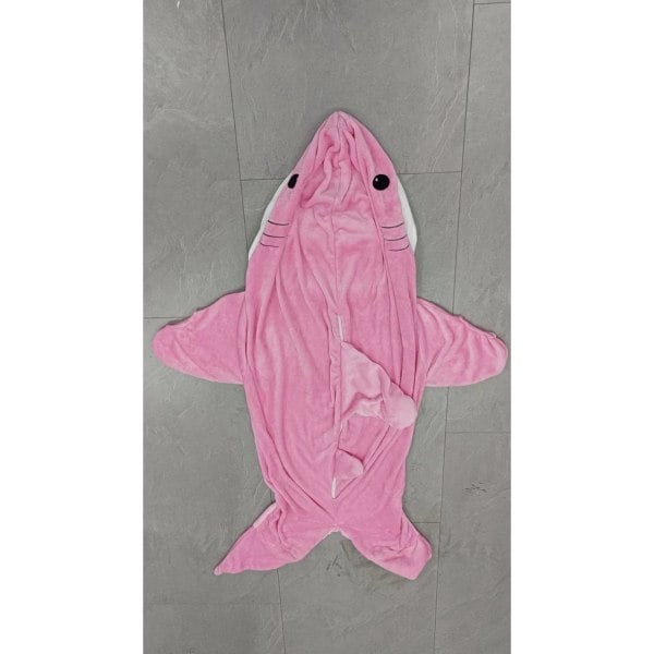 Haj Filt Pyjamas Haj Filt Hoodie Vuxen Haj Bärbar Grå L (160*70cm) Grå Grå L (160*70cm)