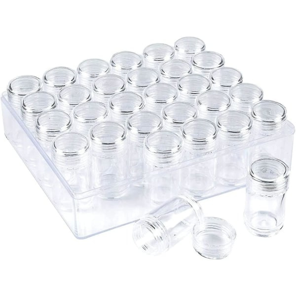 30 Rutor Diamant Broderi Förvaringslåda Transparent Nagelfil Bead Förvaringslåda (d-583-a)