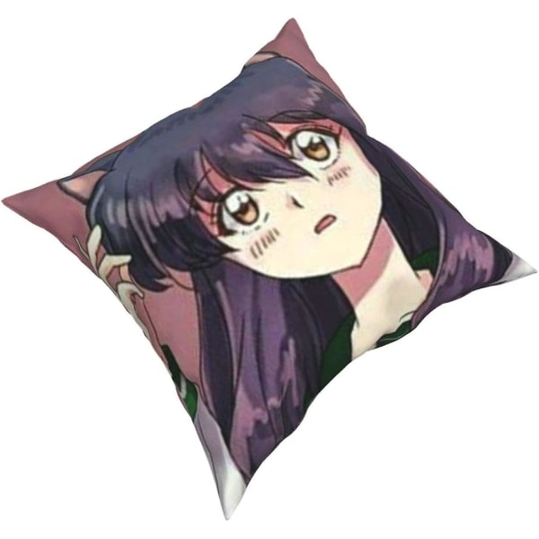 Bekvämt och Hållbart Inuyasha Higurashi Kagome Fyra Säsonger Kastkuddeöverdrag Hem Dekorativt Vardagsrum Sovrum Soffa Örngott Storlek 12\" X 12\"