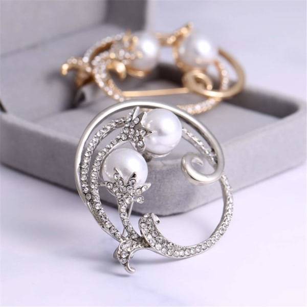 Brosch Pin Vintage Broscher Blomma