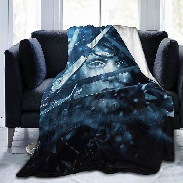 Johnny Depp Fleecefilt Sengesæt Let Super Blød Hyggelig Luksus Sengesæt Mikrofiber -t68 50x40in 125x100cm