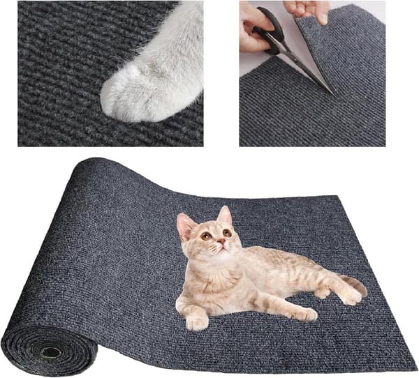 30 x 100 cm Klorematte til Sofa - Selvklebende Klorematte for Katter - For Sofa og Stoler - Beskytter Tepper og Sofa - Kan Kuttes til Størrelse