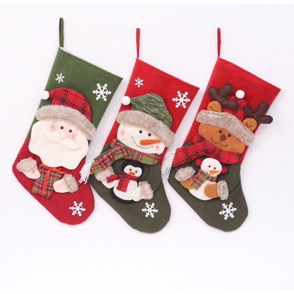 Julegave Strømpe Fyllstoff Juler Ornament Tilbehør (T1200379C),