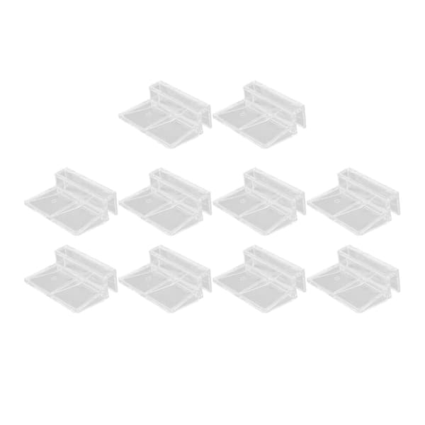 10st Akvarium Skärmklämmor Multifunktionell Glas Fixerad Skydd