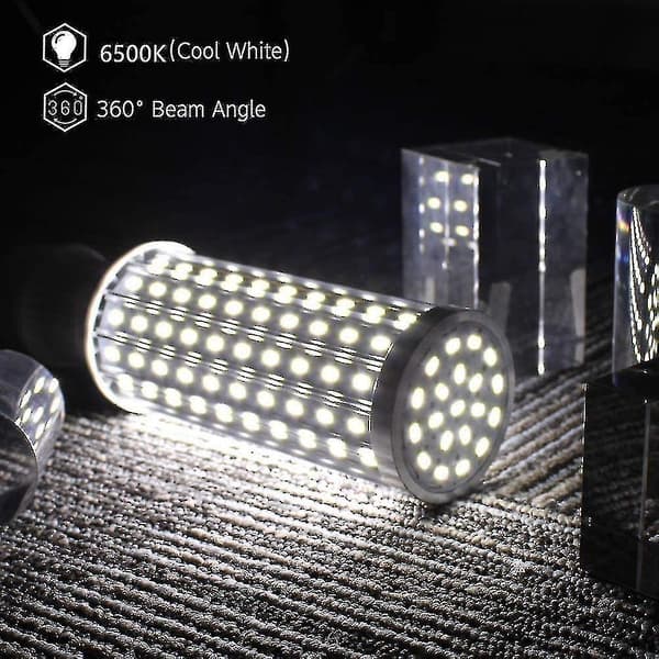 E27 LED Corn Bulb 60W Equivalent 550W 6500K Cool White Non-Dimmable 5850lm Edison LED 160x5630SMD