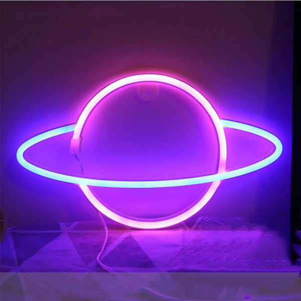 Neonlys planetformet