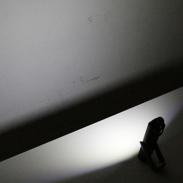 LED Lommelykt Lommelykt Utendørs Håndlampe Bærbar Oppladbar (Svart)