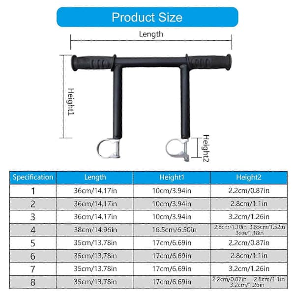 Universal Stroller Handle Extender, Comfortable Grip, Raised Handle, Easy Outdoor Stroller