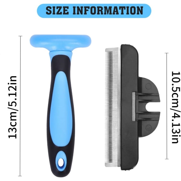 TG Hund & Katt Borst Grooming Brush, Professionellt Borstverktyg och G
