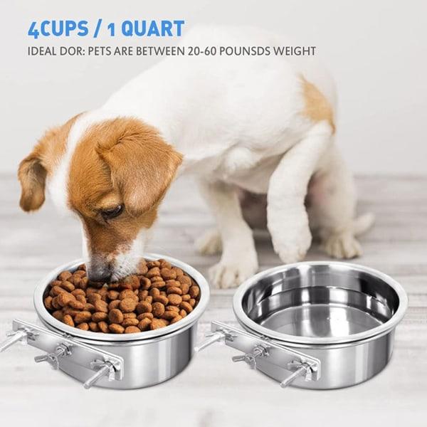 Burmatare til kæledyr Vandskål Foderdispenser til små og mellemstore katte og hunde 16x6cm