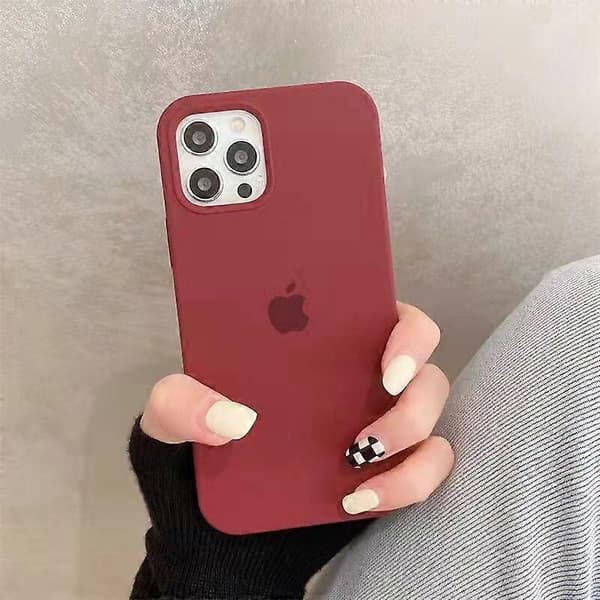 Flytende silikondeksel for Apple iPhone 14 Plus-yux
