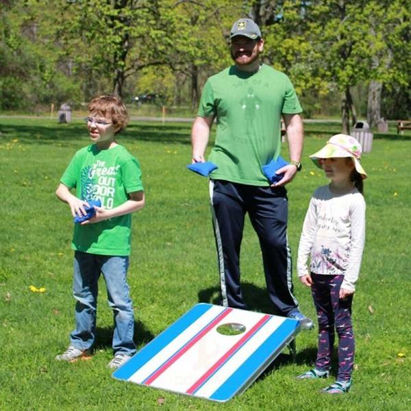 Cornhole Bean Bags Set med 8 Cornhole-poser Majsfyllde Cornhole Cl