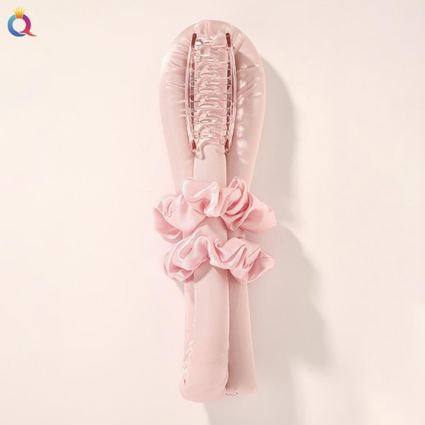 TG DIY Magic Waterwave Hårrullar Värmefri Auto Hårrullar Kit Rosa