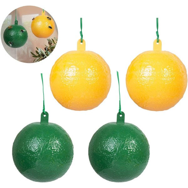 4-pakkikoko hedelmäkärpästen ansa citrus hedelmäkärpästen ansa suuri hedelmäkärpästen ansa hedelmäkärpästen ansa hedelmäkauppa hedelmäkärpästen ansa tahmea neula kiinnitys (keltainen + vihreä)
