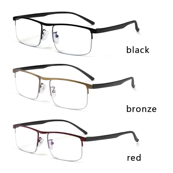 Sinivalosuojalasit progressiivinen presbyopia musta