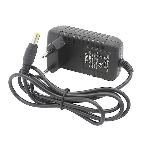 AC/DC 12V 1A Strømadapter Oplader EU-stik til LED-strip Lys CCTV
